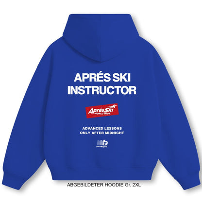 Aprés Ski INSTRUCTOR [ BLUE ]| brewedforgood | Hoodie - brewedforgoodRoyal BlueXS