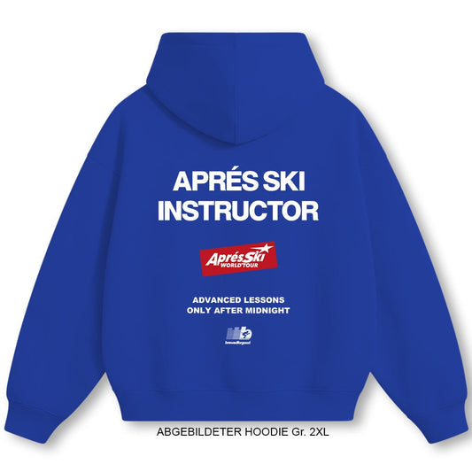 Aprés Ski INSTRUCTOR [ BLUE ]| brewedforgood | Hoodie - brewedforgoodRoyal BlueXS