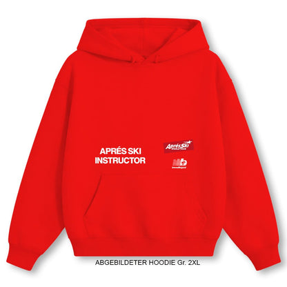 Aprés Ski INSTRUCTOR [ FIRE RED ]| brewedforgood | Hoodie - brewedforgoodFire RedXS