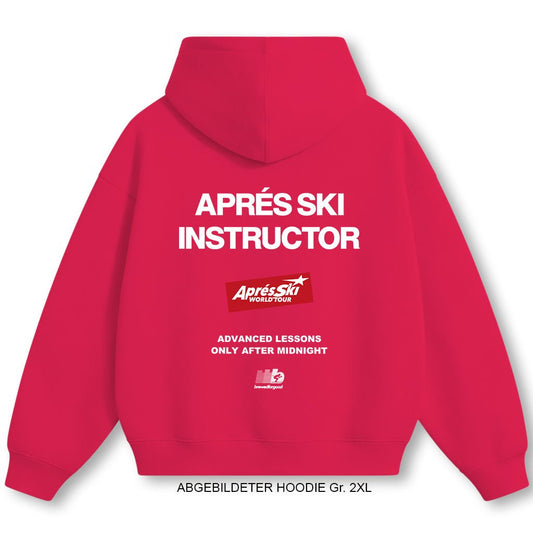 Aprés Ski INSTRUCTOR [ HOT PINK ]| brewedforgood | Hoodie - brewedforgoodHot PinkXS