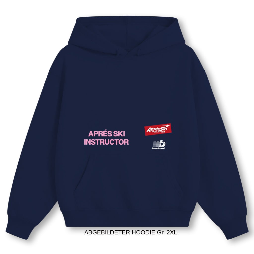 Aprés Ski INSTRUCTOR [ NAVY ROSA] |brewedforgood - Unisex Kapuzenpullover Hoodie - brewedforgoodOxford NavyXS