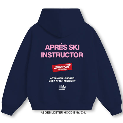 Aprés Ski INSTRUCTOR [ NAVY ROSA] |brewedforgood - Unisex Kapuzenpullover Hoodie - brewedforgoodOxford NavyXS