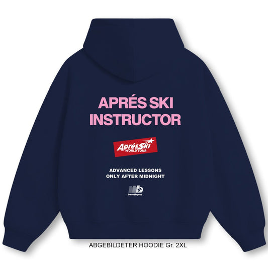 Aprés Ski INSTRUCTOR [ NAVY ROSA] |brewedforgood - Unisex Kapuzenpullover Hoodie - brewedforgoodOxford NavyXS