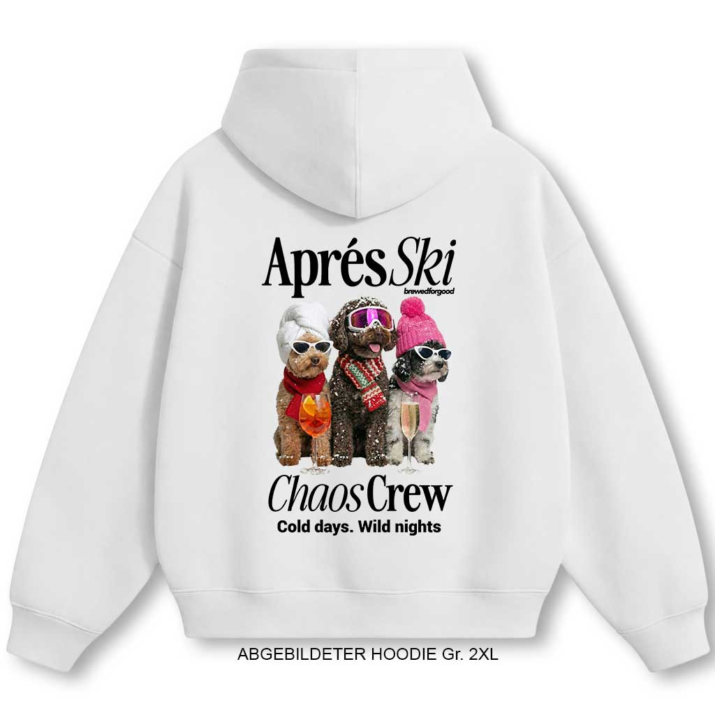 AprésSki ChaosCrew | Unisex Hoodie - brewedforgoodArctic WhiteXS