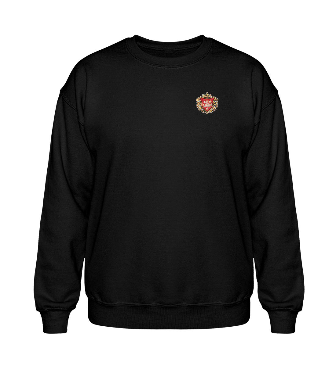 SCHMITT BRÄU | BRAUER WAPPEN - Sweatshirt mit Stick - brewedforgoodBlackS