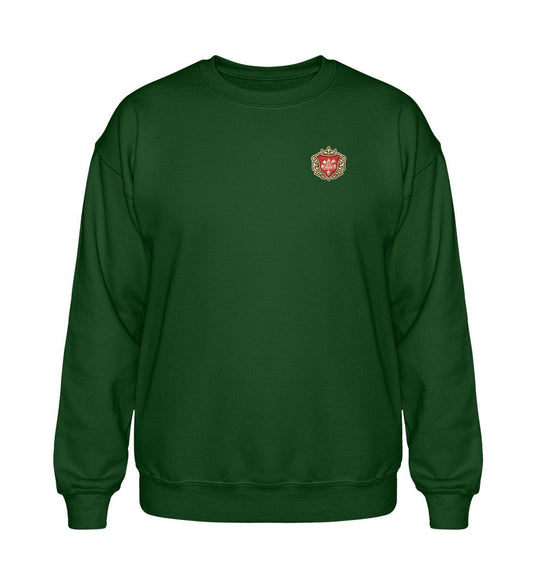 SCHMITT BRÄU | BRAUER WAPPEN - Sweatshirt mit Stick - brewedforgoodForest GreenS