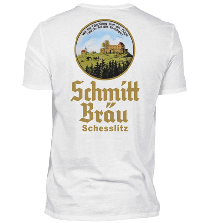 Schmitt Bräu | Giechburg Gügel Wappen| - Herren Shirt - brewedforgoodWhiteS