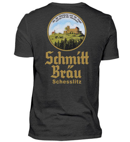 Schmitt Bräu | Giechburg Gügel Wappen| - Herren Shirt - brewedforgoodWhiteS