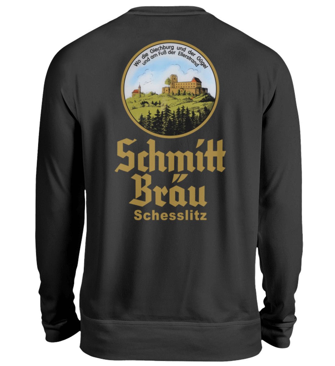 Schmitt Bräu | Giechburg Gügel Wappen | - Unisex Pullover - brewedforgoodDeep BlackXS