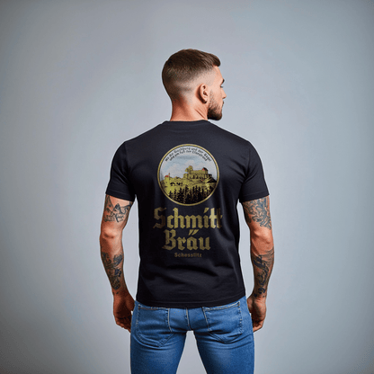 Schmitt Bräu | Giechburg Gügel Wappen | - Unisex Shirt - brewedforgoodBlackXS