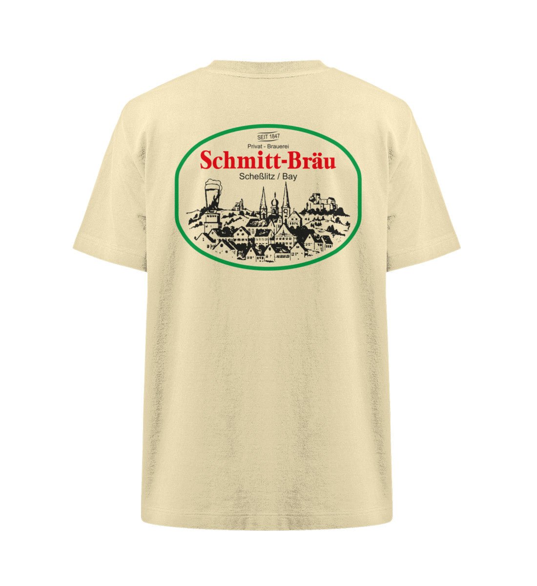 Schmitt Bräu Schesslitz Logo - Freestyler Heavy Oversized T-Shirt ST/ST - brewedforgoodNatural RawS