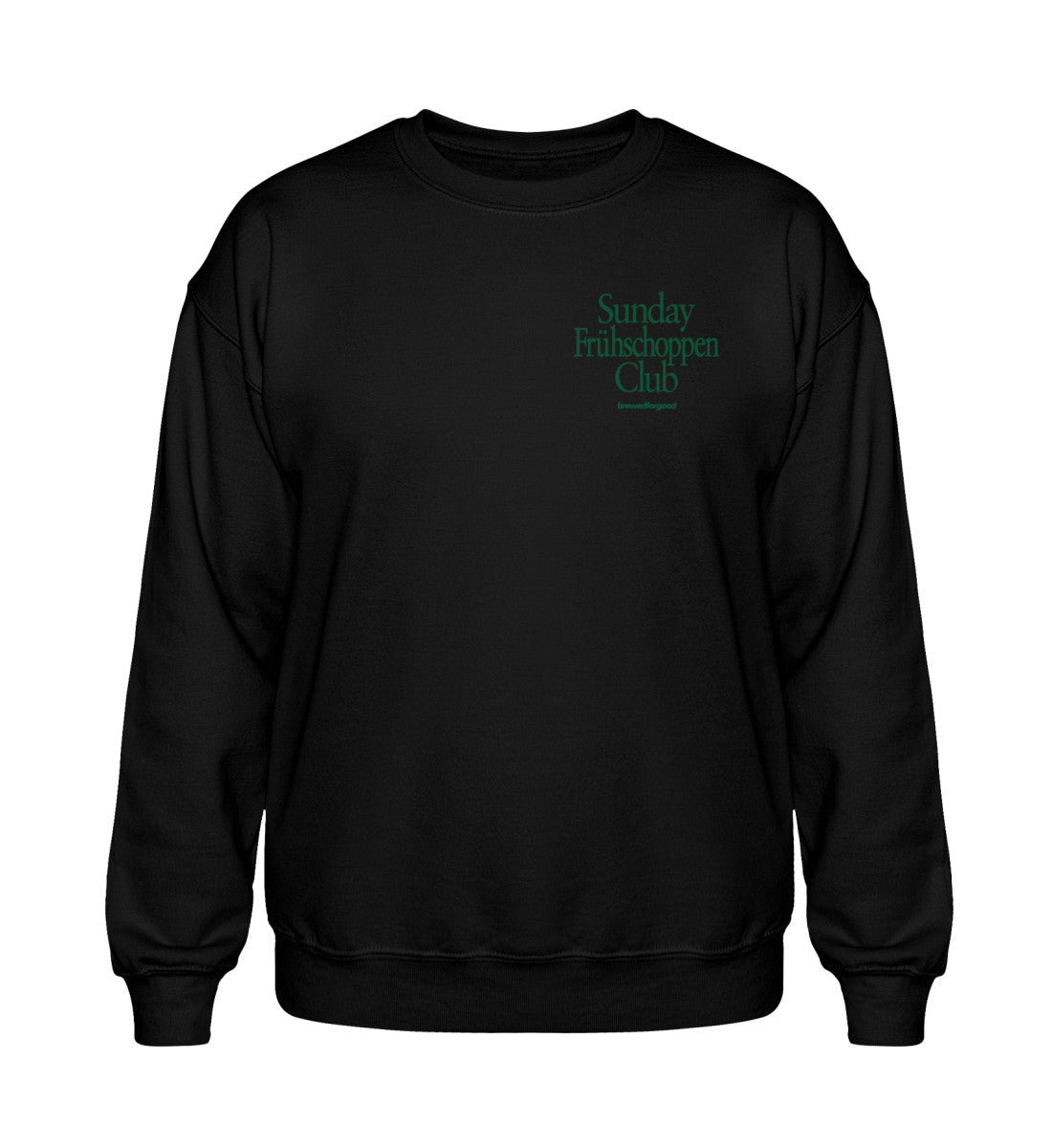 Sunday Frühschoppen Club [Bottle Green] | brewedforgood | Heavy Blend Sweatshirt - brewedforgoodBlackS