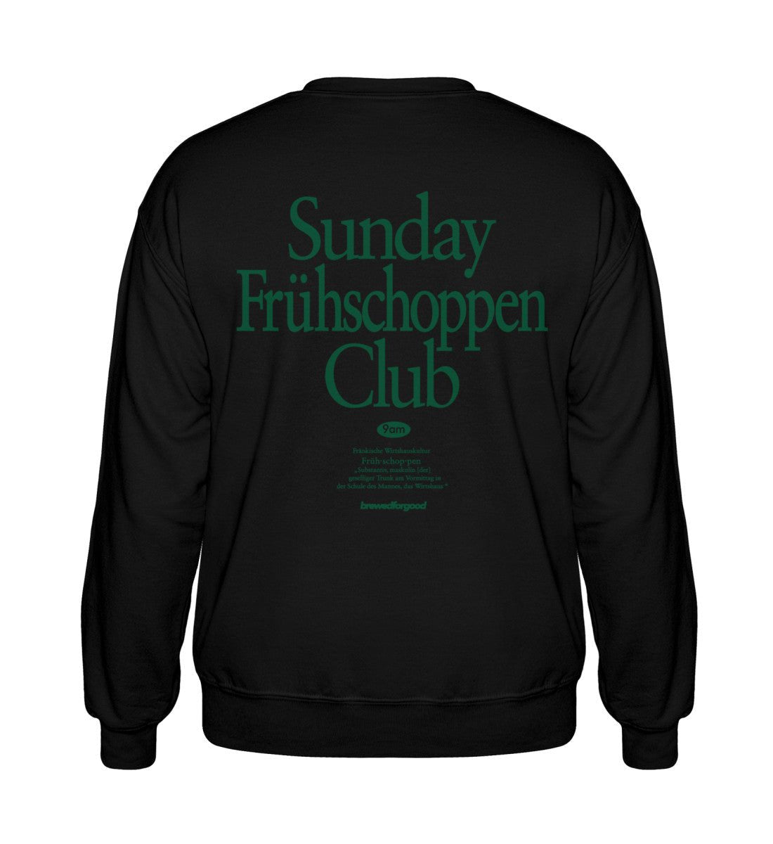 Sunday Frühschoppen Club [Bottle Green] | brewedforgood | Heavy Blend Sweatshirt - brewedforgoodBlackS