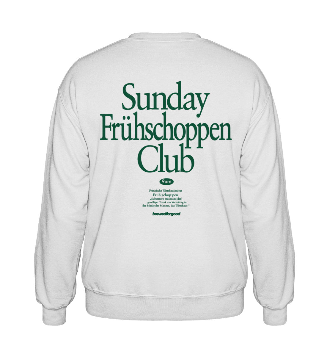 Sunday Frühschoppen Club [Bottle Green] | brewedforgood | Heavy Blend Sweatshirt - brewedforgoodBlackS