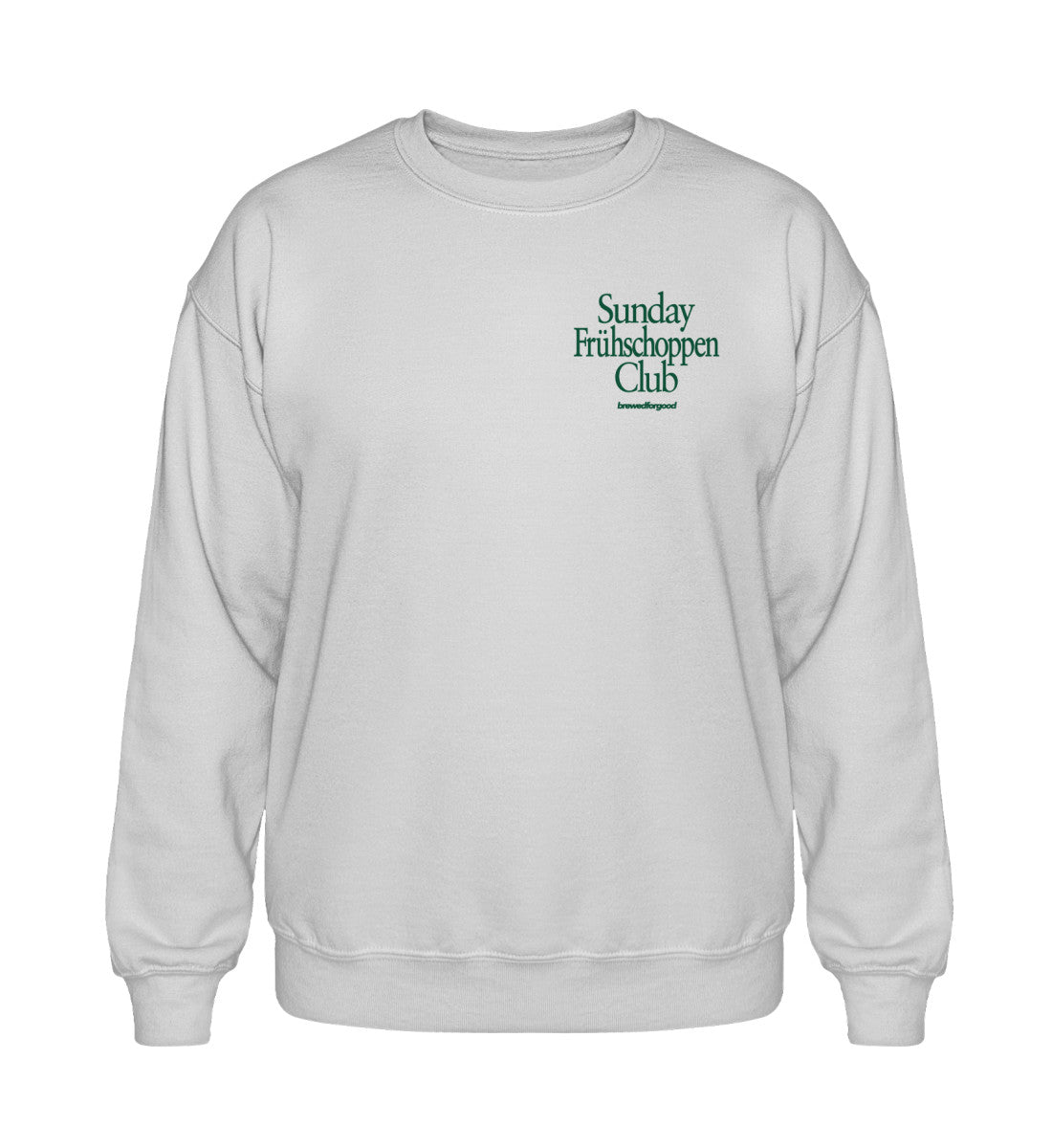 Sunday Frühschoppen Club [Bottle Green] | brewedforgood | Heavy Blend Sweatshirt - brewedforgoodSport Grey (Heather)S
