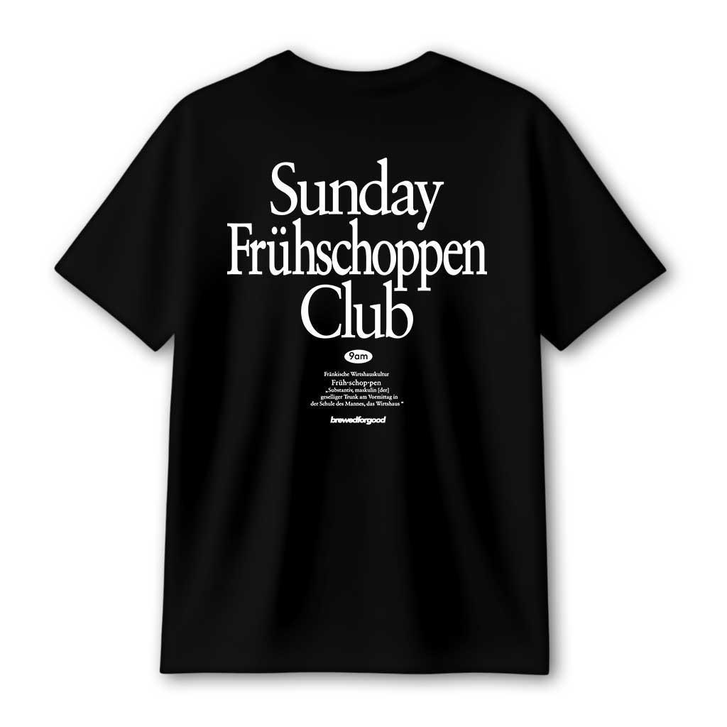Sunday Frühschoppen Club | brewedforgood | Oversized Shirt - brewedforgoodBlackS