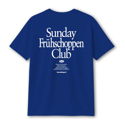 Sunday Frühschoppen Club | brewedforgood | Oversized Shirt - brewedforgoodWorker BlueS