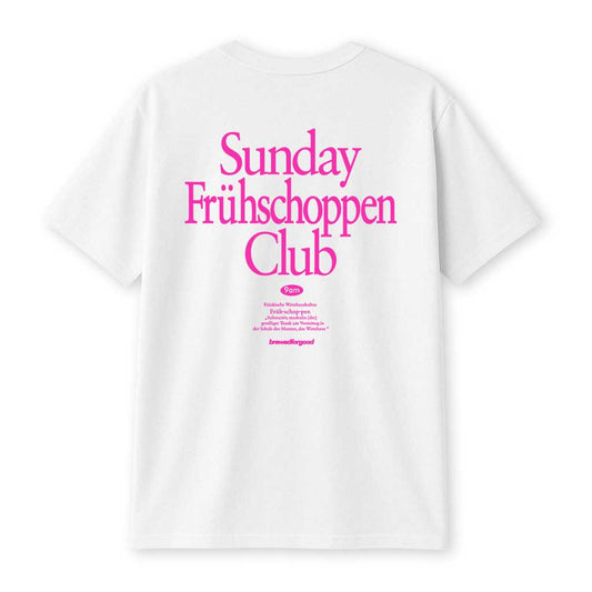 Sunday Frühschoppen Club [Girls Out Pink] | brewedforgood | Oversized Shirt - brewedforgoodWhiteS