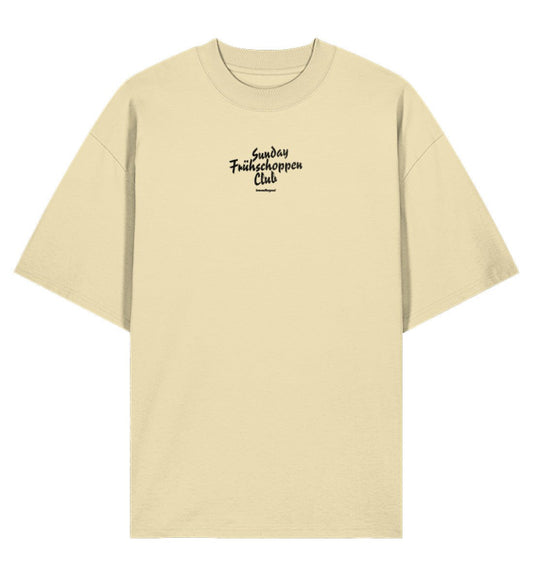 Sunday Frühschoppen Club | Vintage 2.0 | - Organic Oversized Shirt 2.0 ST/ST - brewedforgoodNatural RawXS