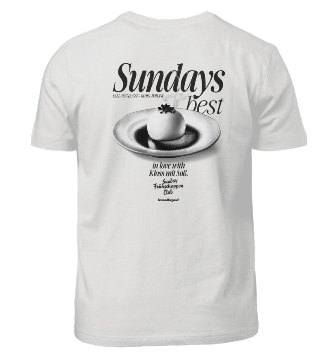 Sundays Best Kloss mit Soß | KiDz Edition ;) | - Kinder T-Shirt - brewedforgoodAsh (Heather)12/14 (152/164)