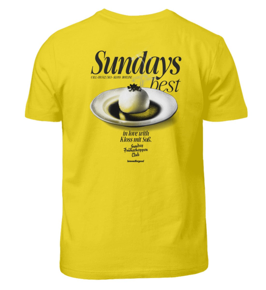 Sundays Best Kloss mit Soß | KiDz Edition ;) | - Kinder T-Shirt - brewedforgoodGold12/14 (152/164)