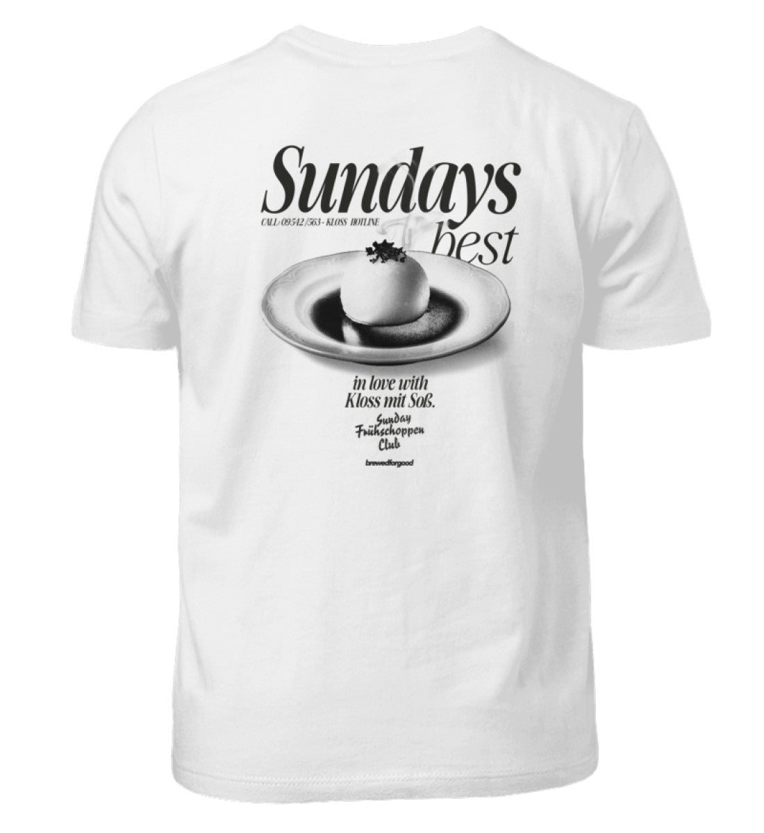 Sundays Best Kloss mit Soß | KiDz Edition ;) | - Kinder T-Shirt - brewedforgoodWhite12/14 (152/164)